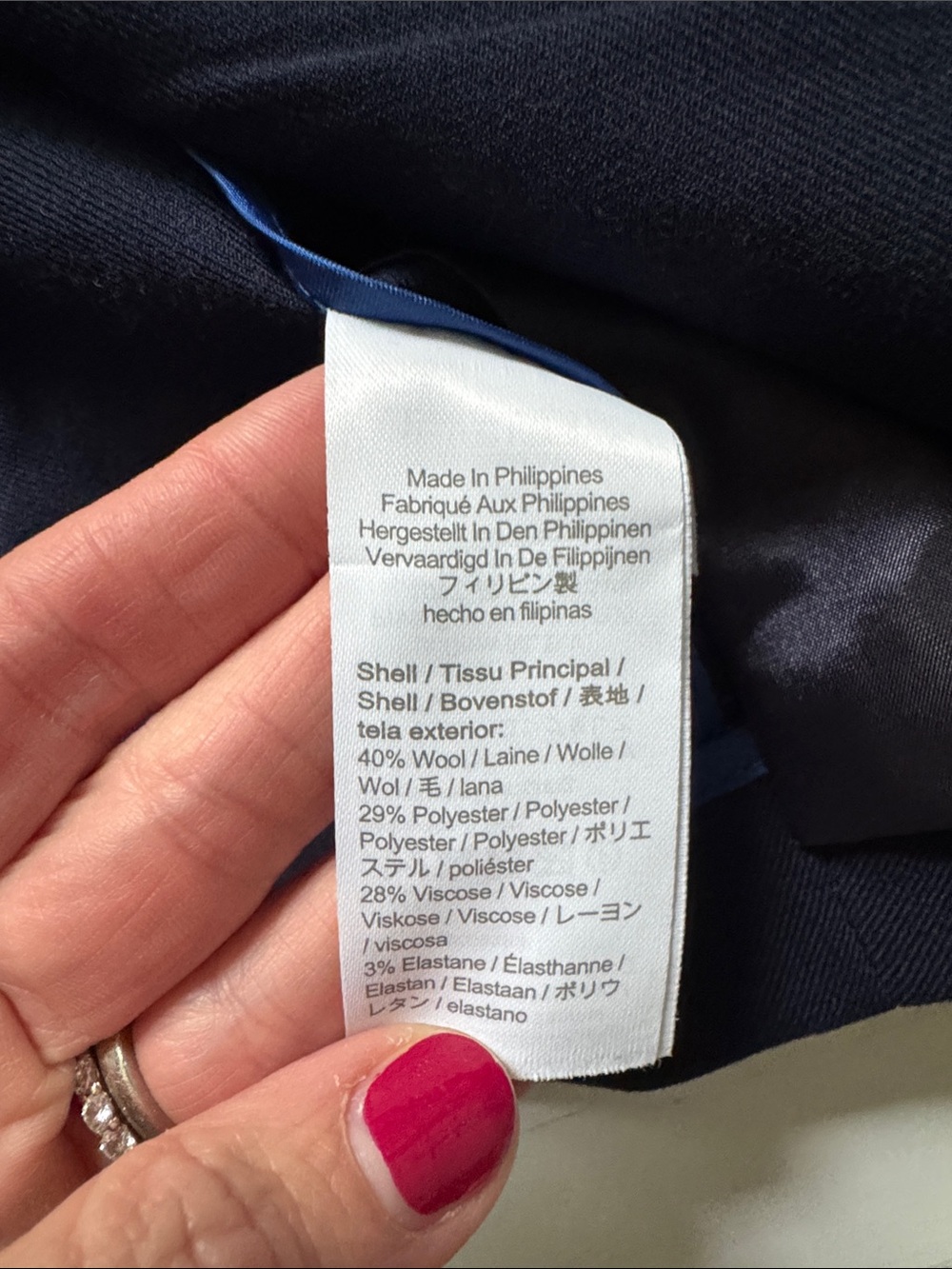 Jcrew boys Navy Blazer with Gold Buttons - Picture 6 of 7